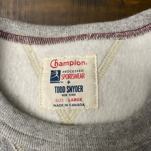 Todd Snyder X Champion collection all size Large selling each for 50 per shirt - Picture 10 of 14
